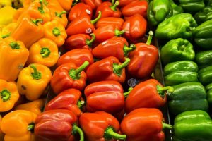 Lots of Colourful Salad Peppers